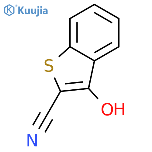 3-hydroxy-1-benzothiophene-2-carbonitrile structure