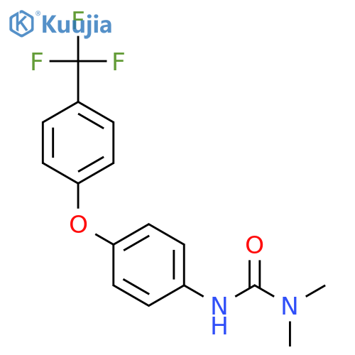Urea, N,N-dimethyl-N'-[4-[4-(trifluoromethyl)phenoxy]phenyl]- structure