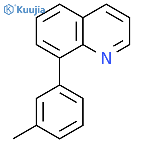 Quinoline, 8-(3-methylphenyl)- structure