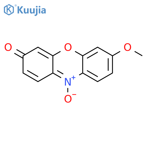 3H-Phenoxazin-3-one, 7-methoxy-, 10-oxide structure