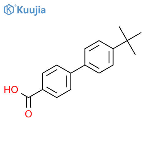 4-(4-T-butylphenyl)benzoic acid structure
