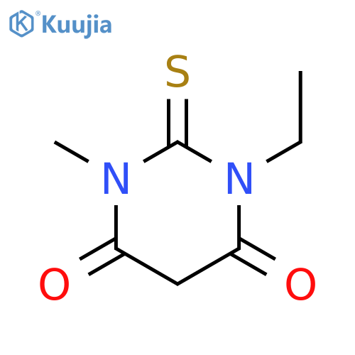 1-Ethyl-3-methyl-2-thiobarbituricacid structure