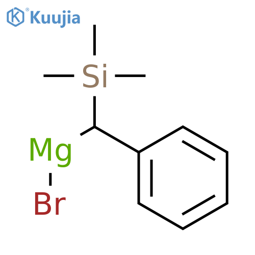 Magnesium, bromo[phenyl(trimethylsilyl)methyl]- structure