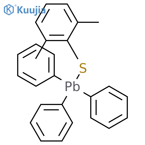 Plumbane, [(2,6-dimethylphenyl)thio]triphenyl- structure