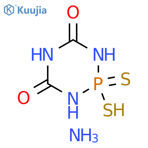 1,3,5,2-Triazaphosphorine-4,6(1H,5H)-dione, dihydro-2-mercapto-, 2-sulfide, monoammonium salt (9CI) structure