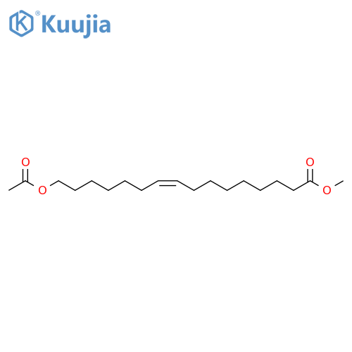 9-Hexadecenoic acid, 16-(acetyloxy)-, methyl ester, (Z)- structure