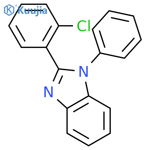 2-(2-Chlorophenyl)-1-phenyl-1H-benzodimidazole structure