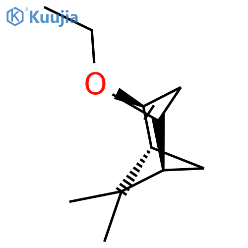 Bicyclo[3.1.1]hept-2-ene, 4-ethoxy-2,6,6-trimethyl-, (1R,4S,5R)-rel- structure