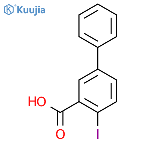 4'-Iodobiphenyl-3-carboxylic acid structure