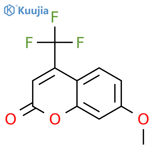 7-Methoxy-4-(trifluoromethyl)coumarin structure