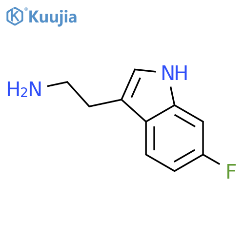 2-(6-fluoro-1H-indol-3-yl)ethan-1-amine structure