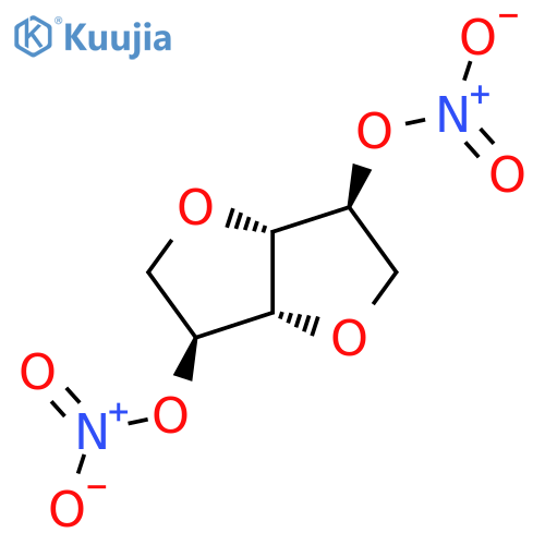 (3S,3aS,6S,6aS)-6-(nitrooxy)-hexahydrofuro3,2-bfuran-3-yl nitrate structure