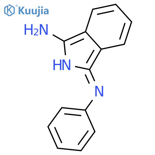 1H-Isoindol-3-amine, 1-(phenylimino)-, (Z)- structure