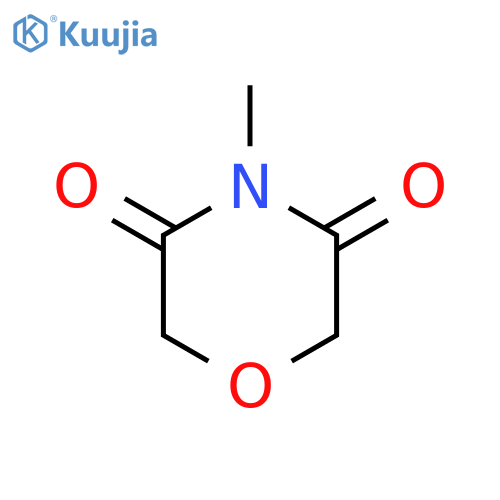 3,5-Morpholinedione,4-methyl- structure