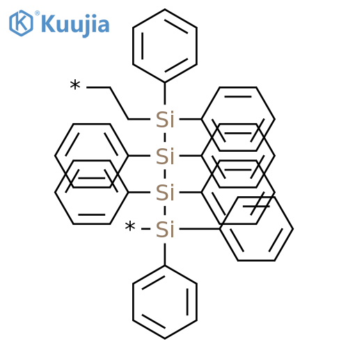 POLY[(1,1,2,2,3,3,4,4-OCTAPHENYL-1,4-TETRASILANEDIYL)-1,2-ETHANEDIYL] structure