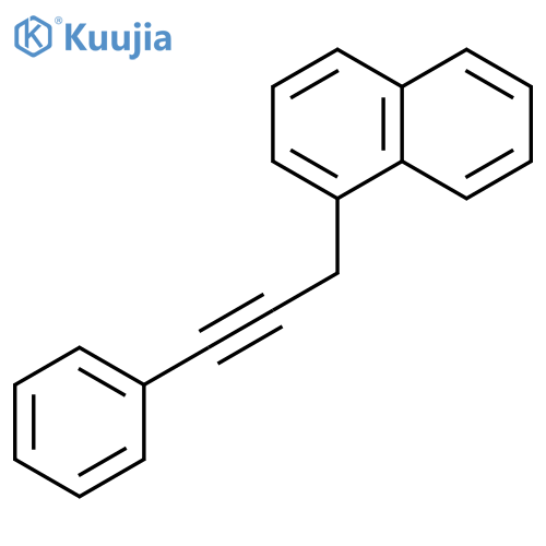Naphthalene, 1-(3-phenyl-2-propynyl)- structure