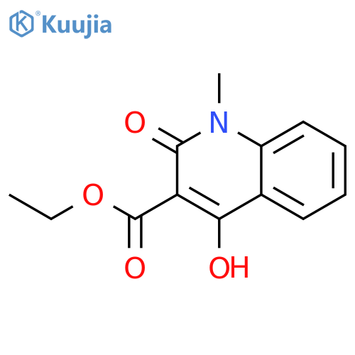 Ethyl 4-Hydroxy-1-methyl-2-oxo-1,2-dihydroquinoline-3-carboxylate structure