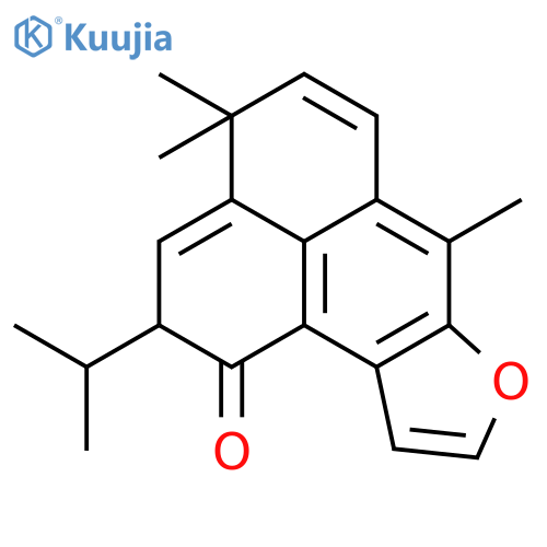 2-Isopropyl-4,4,7-trimethyl-1H-phenaleno-furan-1-on structure