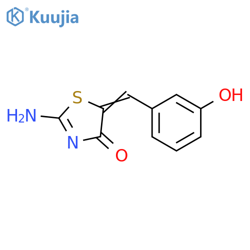 5-(3-Hydroxybenzylidene)-2-iminothiazolidin-4-one structure