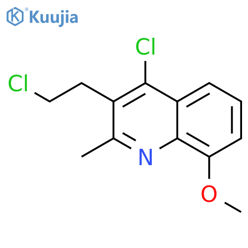 4-Chloro-3-(2-chloroethyl)-2-methyl-8-quinolinyl methyl ether structure