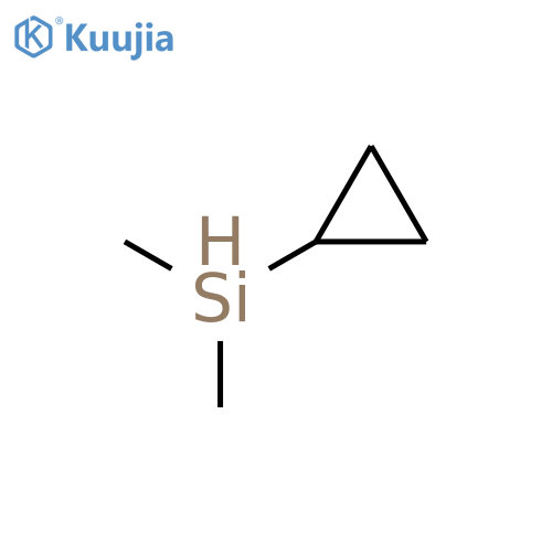 Silane, cyclopropyldimethyl- structure