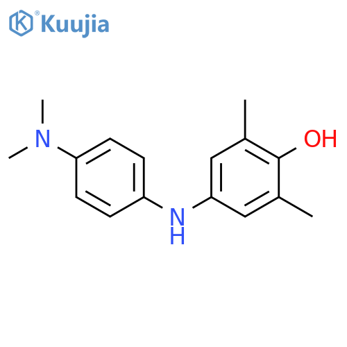 Phenol, 4-[[4-(dimethylamino)phenyl]amino]-2,6-dimethyl- structure
