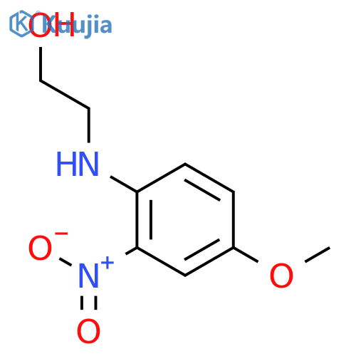 Ethanol,2-[(4-methoxy-2-nitrophenyl)amino]- structure