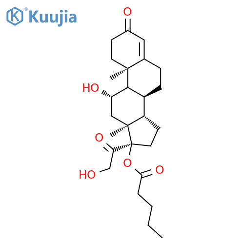 Hydrocortisone 17-Valerate structure