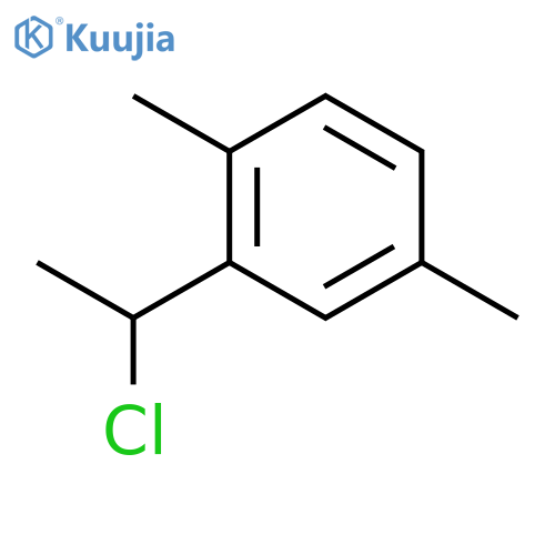 2-(1-Chloroethyl)-1,4-dimethylbenzene structure