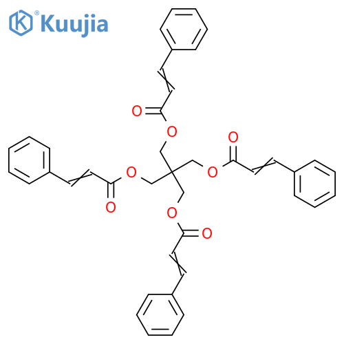 2-Propenoic acid, 3-phenyl-,2,2-bis[[(1-oxo-3-phenyl-2-propenyl)oxy]methyl]-1,3-propanediyl ester structure