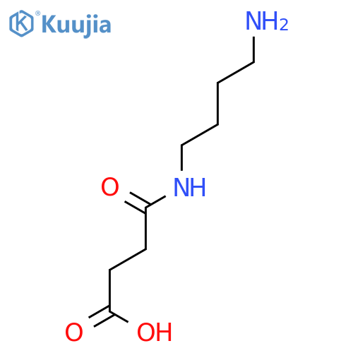 Butanoic acid, 4-[(4-aminobutyl)amino]-4-oxo- structure