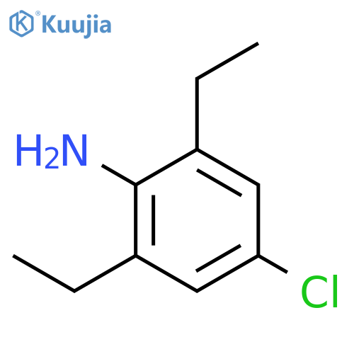 Benzenamine, 4-chloro-2,6-diethyl- structure