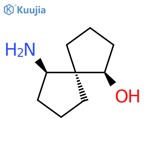 Spiro[4.4]nonan-1-ol, 6-amino-, (1R,5R,6R)- (9CI) structure