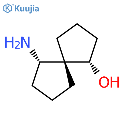 Spiro[4.4]nonan-1-ol, 6-amino-, (1S,5S,6S)- (9CI) structure