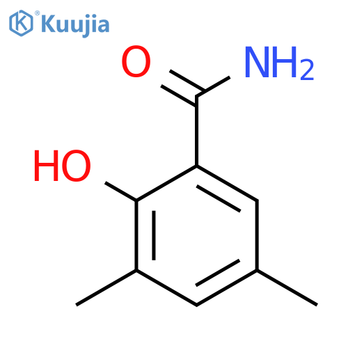2-Hydroxy-3,5-dimethylbenzamide structure