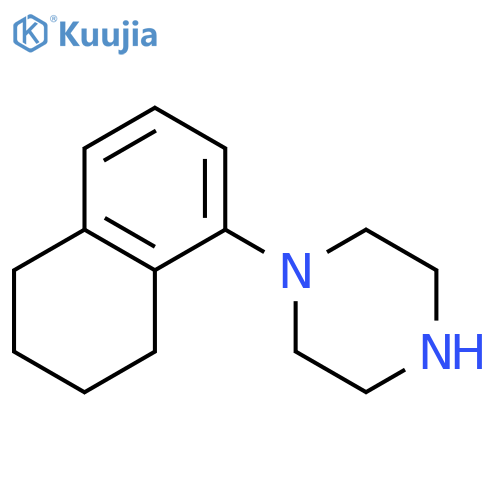 1-(5,6,7,8-tetrahydronaphthalen-1-yl)piperazine structure