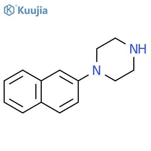 1-(naphthalen-2-yl)piperazine structure