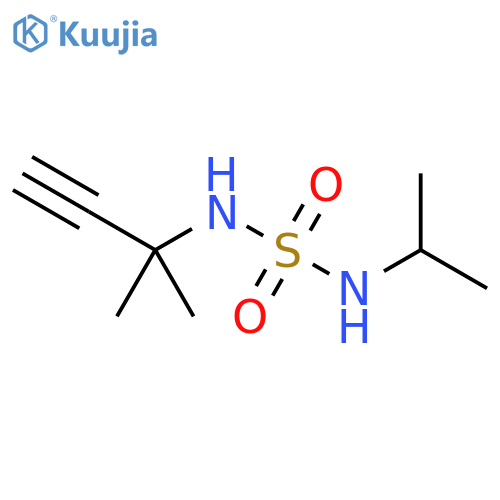 Sulfamide, N-(1,1-dimethyl-2-propyn-1-yl)-N'-(1-methylethyl)- structure