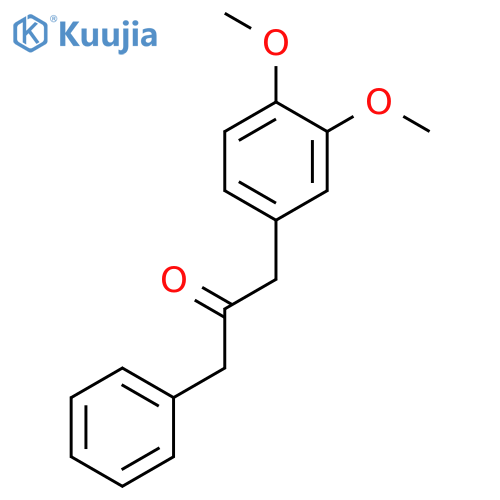 2-Propanone, 1-(3,4-dimethoxyphenyl)-3-phenyl- structure