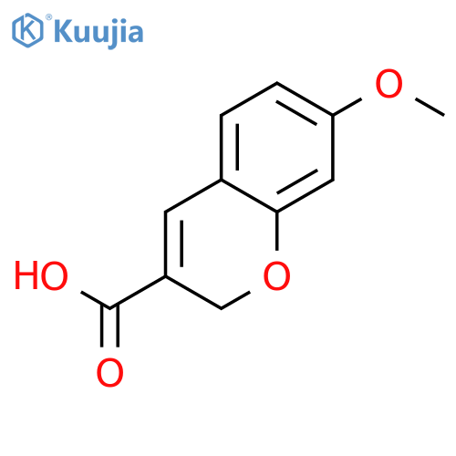 7-Methoxy-2H-chromene-3-carboxylic acid structure