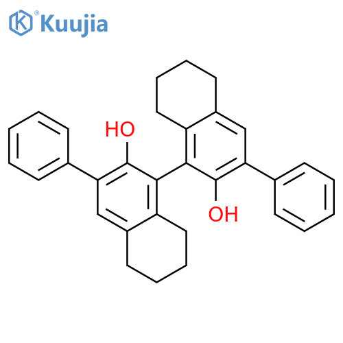 (S)-5,​5',​6,​6',​7,​7',​8,​8'-​Octahydro-​3,​3'-​diphenyl-[1,​1'-​binaphthalene]​-​2,​2'-​diol structure