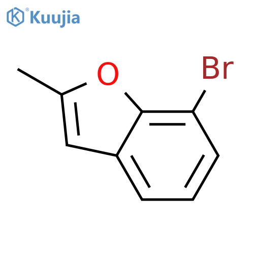 7-bromo-2-methyl-1-benzofuran structure