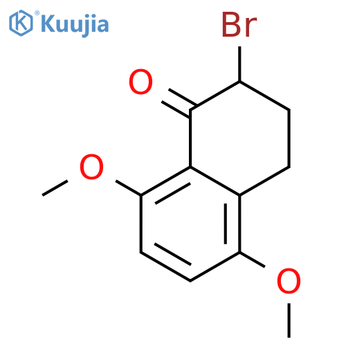 1(2H)-Naphthalenone, 2-bromo-3,4-dihydro-5,8-dimethoxy- structure