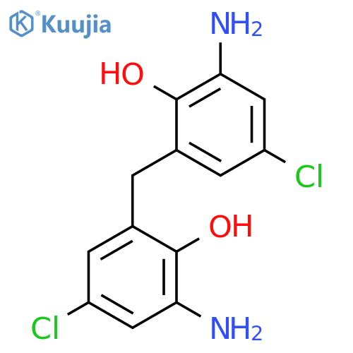 PHENOL, 2,2'-METHYLENEBIS[6-AMINO-4-CHLORO- structure
