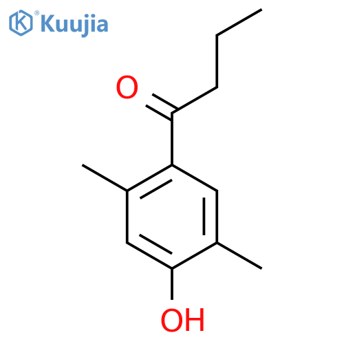 1-(4-Hydroxy-2,5-dimethylphenyl)butan-1-one structure