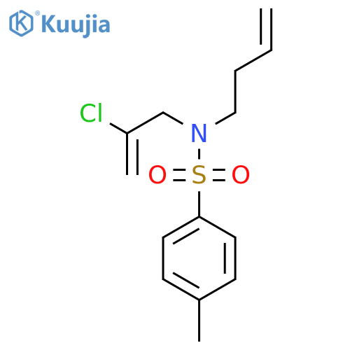 Benzenesulfonamide, N-3-butenyl-N-(2-chloro-2-propenyl)-4-methyl- structure