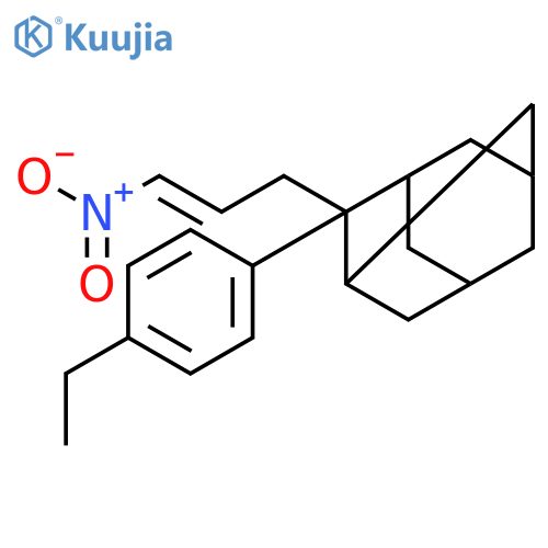 Tricyclo[3.3.1.13,7]decane, 2-(4-ethylphenyl)-2-(3-nitro-2-propenyl)- structure