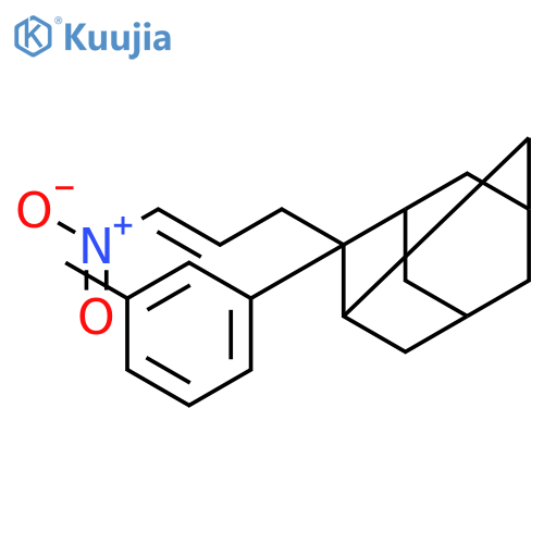 TRICYCLO[3.3.1.13,7]DECANE, 2-(3-METHYLPHENYL)-2-(3-NITRO-2-PROPENYL)- structure