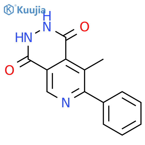 Pyrido[3,4-d]pyridazine-1,4-dione, 2,3-dihydro-8-methyl-7-phenyl- structure
