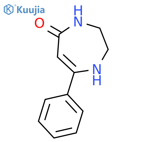 7-phenyl-2,3,4,5-tetrahydro-1H-1,4-diazepin-5-one structure